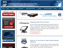 Tablet Screenshot of mscashdrawer.com